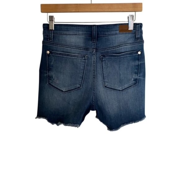 Judy Blue Mid Rise Side Slit Jean Shorts Small - Picture 4 of 5
